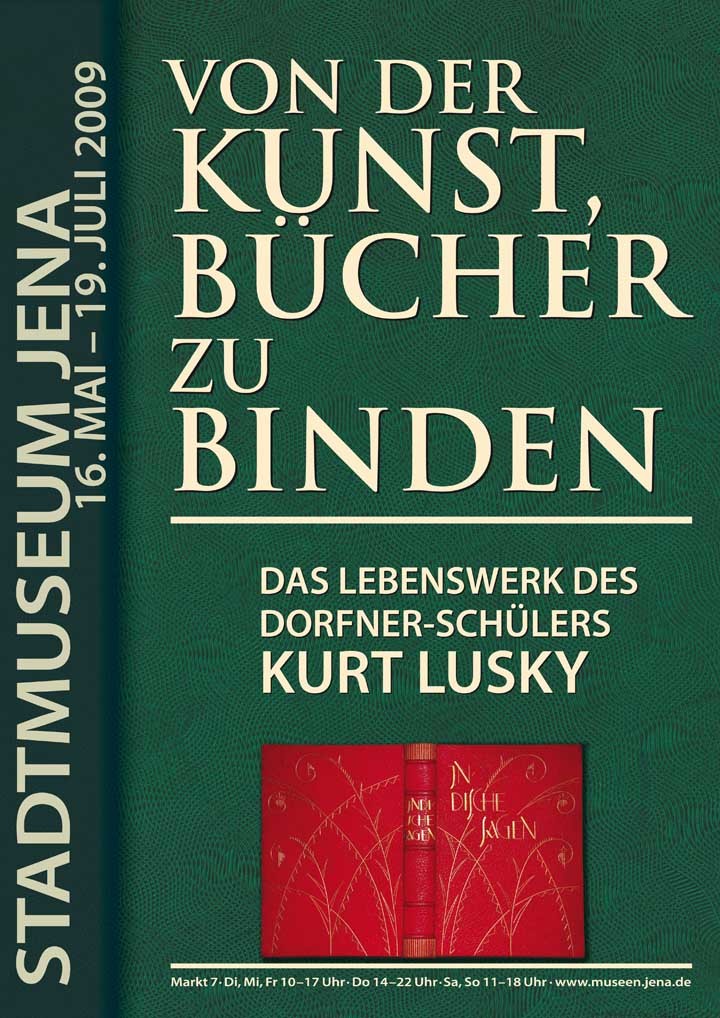 Von der Kunst, Bücher zu binden